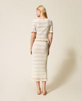 Spódnica Midi z Dzianiny