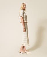 Spódnica Midi z Dzianiny