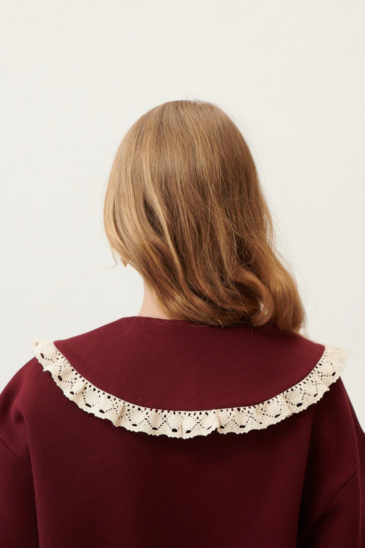 Kardigan Noelle Bordowy