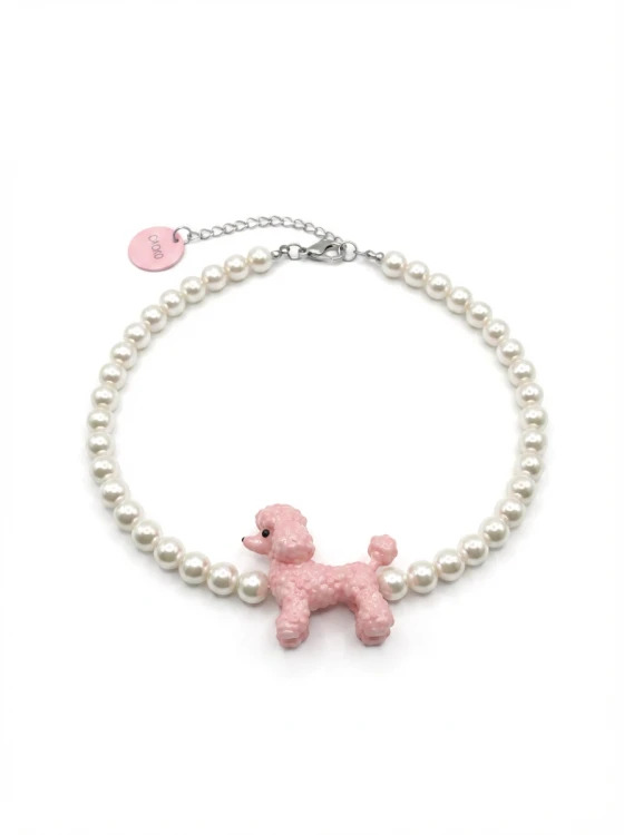 Naszyjnik Pudelek Perły