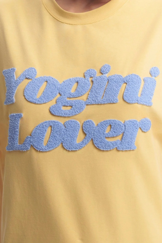 T-Shirt Yogini Lover Creme Brulee