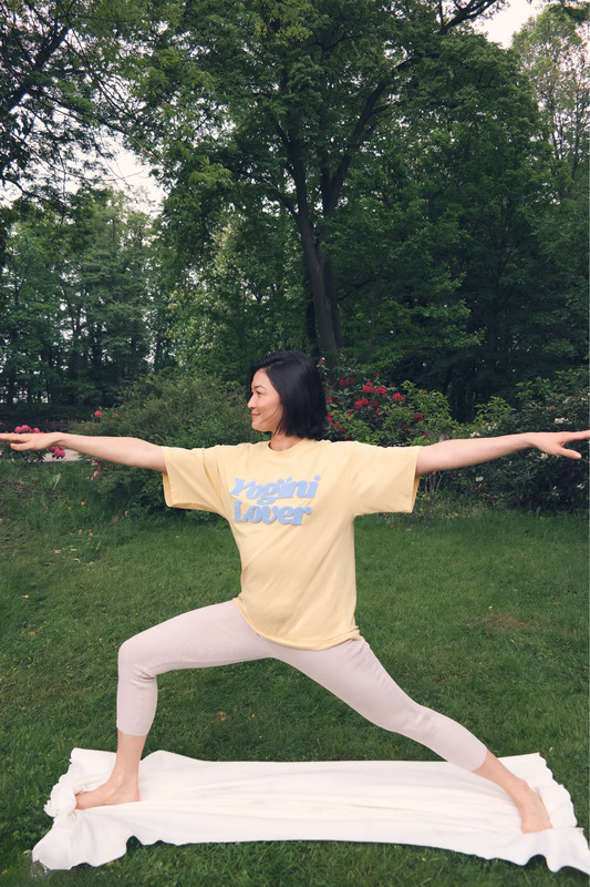 T-Shirt Yogini Lover Creme Brulee