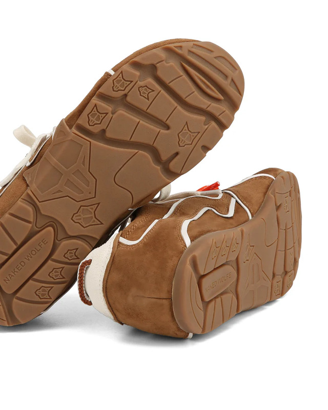 Buty Adored Tan/White Suede