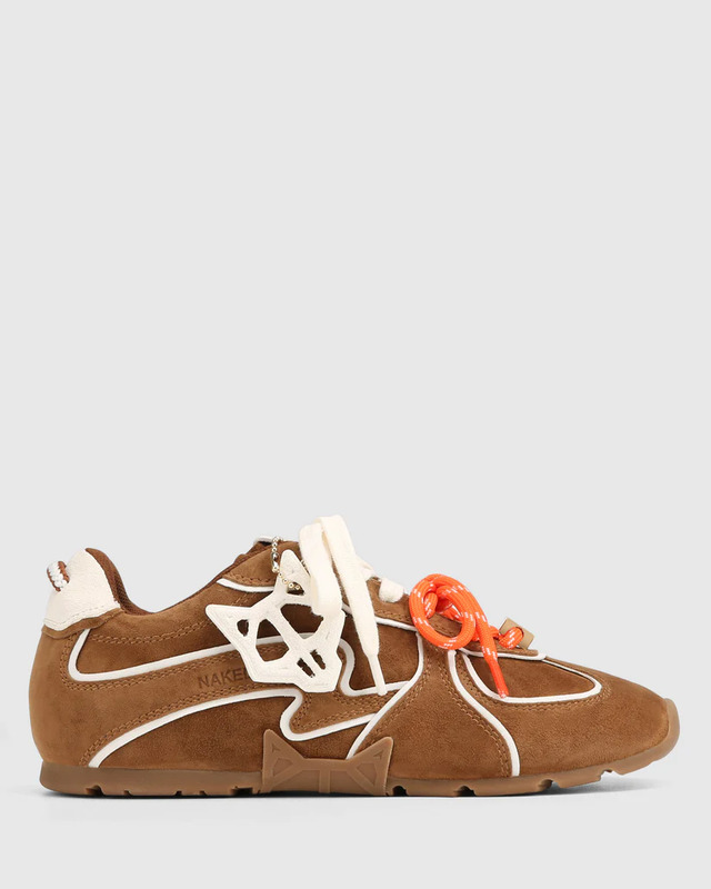 Buty Adored Tan/White Suede