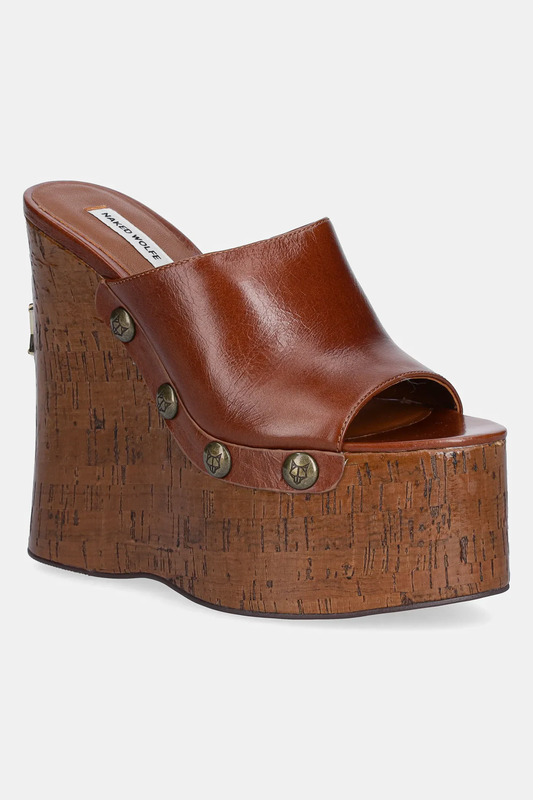Klapki Tulip Tan Leather