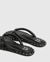 Japonki Grenada Black Leather/Studs