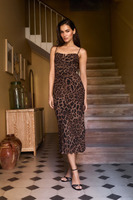 Sukienka Janelle Chiffon Leopard