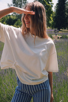 T-Shirt Bianco Śmietankowy