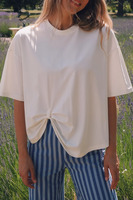 T-Shirt Bianco Śmietankowy